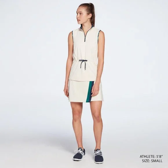 Lady Hagen Women's Front Drawstring Sleeveless Golf Polo New - Picture 4 of 4